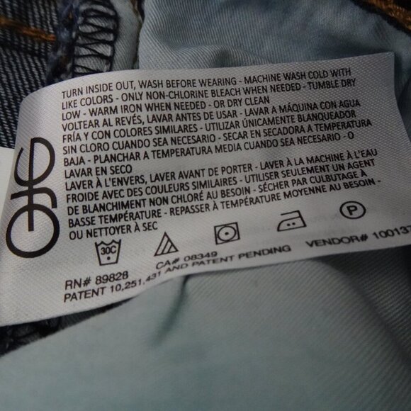 GH Bass Jeans Men's Size 38x34 Blue Denim Straight Fit 5 Pocket Stretch - Picture 11 of 11